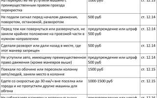 Суммы штрафов ГИБДД 2020 года для юрлиц: таблица и способы оплаты