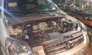 Снятие и установка двигателя Kia Sportage