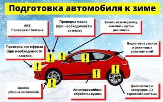 Готовимся к зиме: как правильно подготовить свою машину к холодам