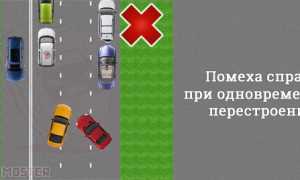Какой водитель будет прав при одновременном перестроении: правила и примеры