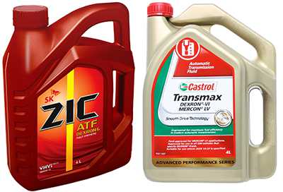 Трансмиссионные масла ZIC и Castrol Dexron 6