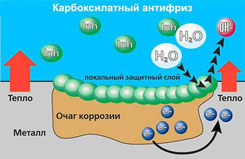 образования очагов коррозии