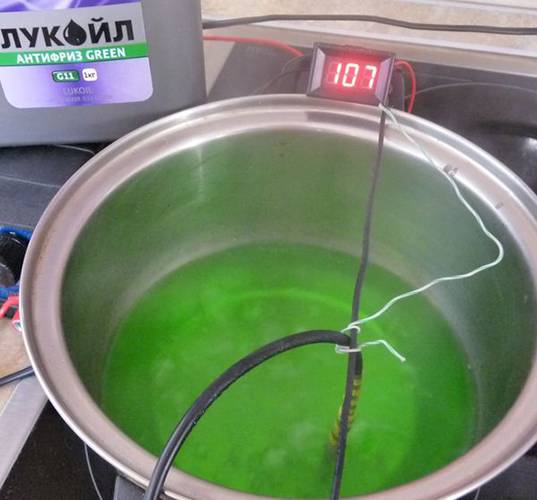 доводим до кипения тосол