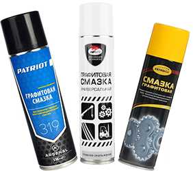 графитовая смазка спрей