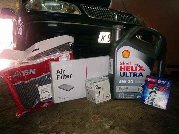 ТО с использованием Shell Helix Ultra 5W-30