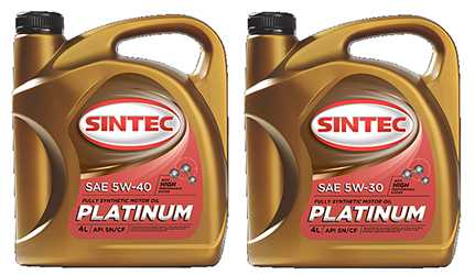 моторное масло Sintec Platinum