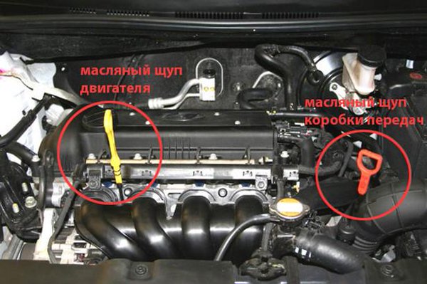 Щупы для проверки уровня масла двигатель и АКПП