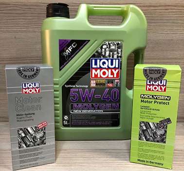molygen motor protect и motor clean от Ликви Моли