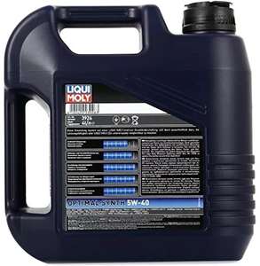 Liqui Moly Optimal Synth 5w 40 - 4 литра