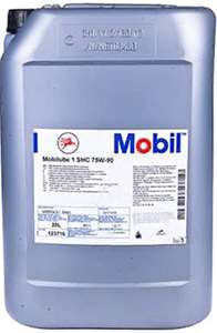 канистра с маслом mobilube 1 shc 75w 90