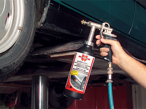 обработка порогов автомобиля жидким пластиком