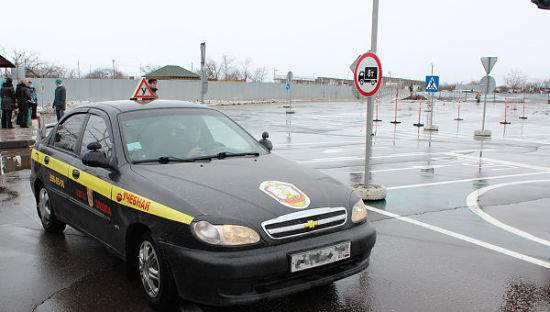 Новый автодром в автошколе