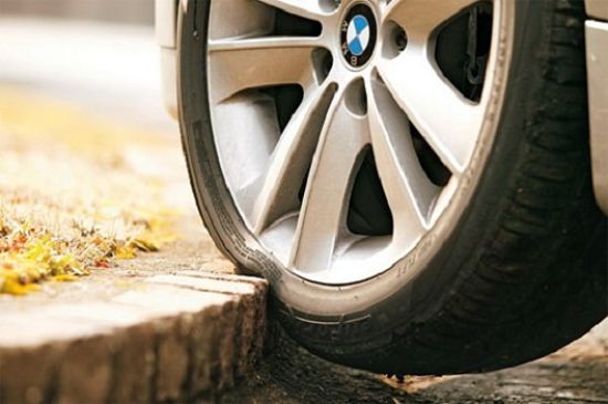 боковой порез шины