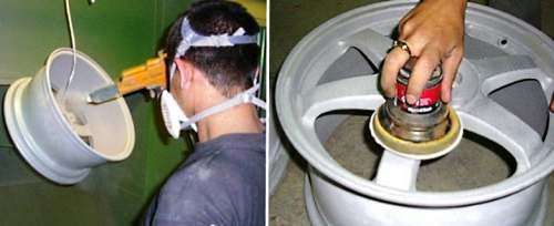 Грунтовка литого диска