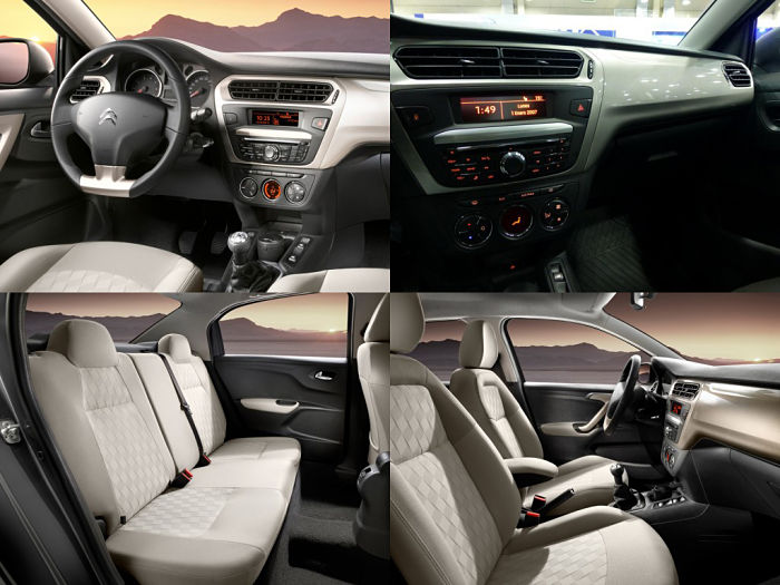 интерьер Citroen C-Elysee