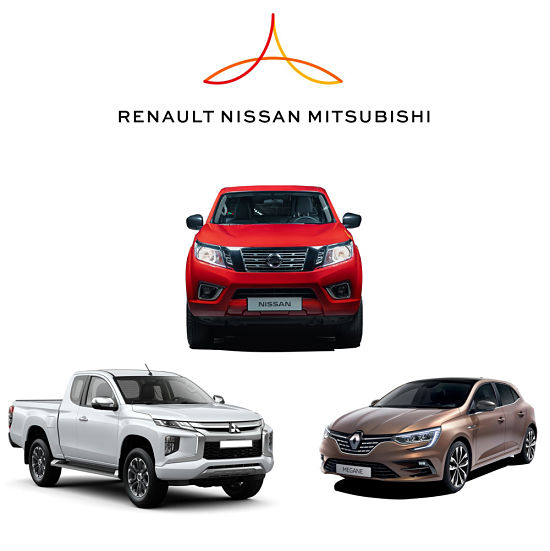 логотип компани Renault-Nissan-Mitsubishi
