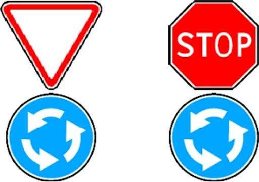 Когда уступить дорогу при везде на круговое движение?