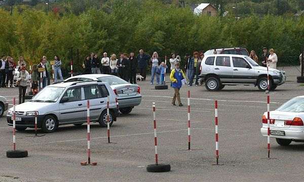 практика на автодроме