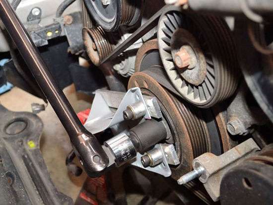 Как снять шкив