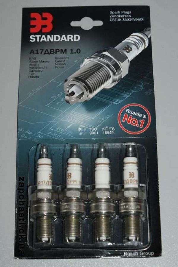 свечи зажигания ЭЗ А17ДВРМ