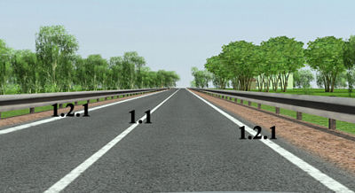 виды сплошной разметки