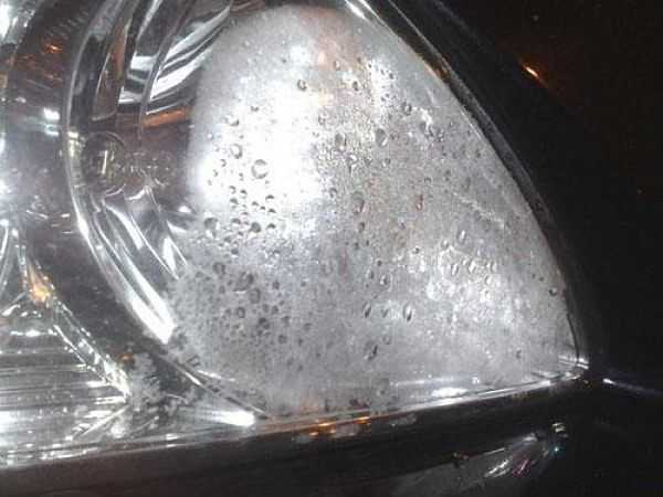 запотевшие фары