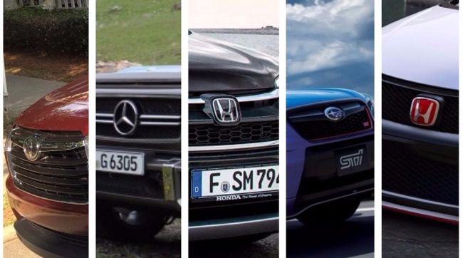 разные автомобили