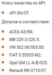 Спецификации и допуски