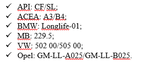 Допуски и соответствия производителей:
