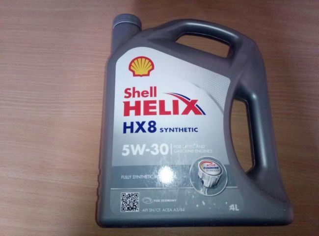 Описание моторного масла Shell Helix HX8 Synthetic 5W-30