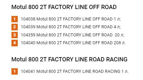 Артикулы и форма выпуска