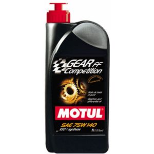 Масло для трансмиссии GEAR COMPETITION 75W140 Motul рекомендует к использованию