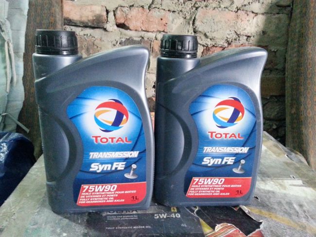 Где применять TOTAL TRANSMISSION SYN FE 75W90?