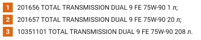 Объемы выпусков с артикулами от производителя