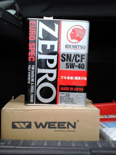 Средство IDEMITSU ZEPRO EURO SPEC сертифицировано: