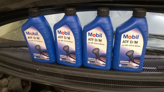 Масло на машине