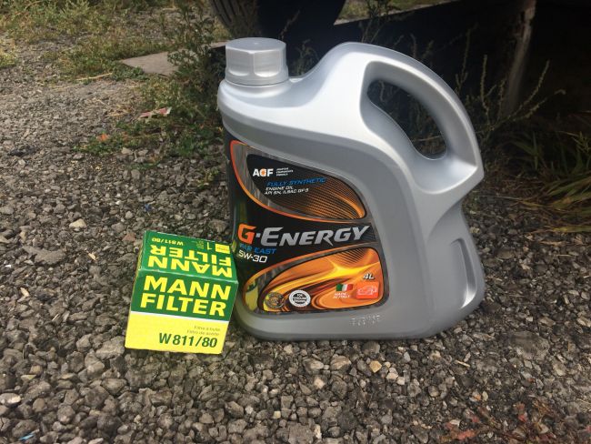 Применение масла G-Energy F synth 5W30