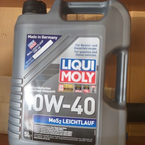 Применение продукта MoS2 Leichtlauf 10W40