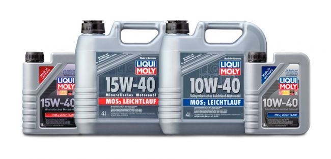 Общая характеристика LIQUI MOLY MoS2 Leichtlauf 15W40.