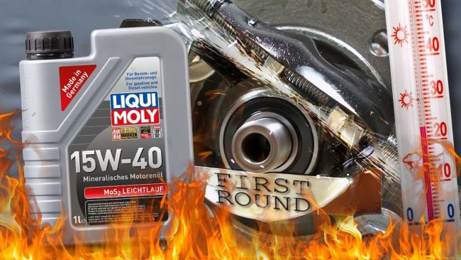 Применение MoS2 Leichtlauf 15W40.