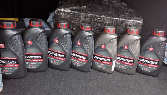 Технические параметры масла